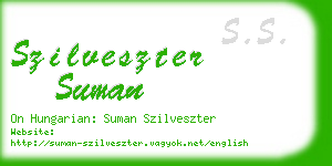 szilveszter suman business card